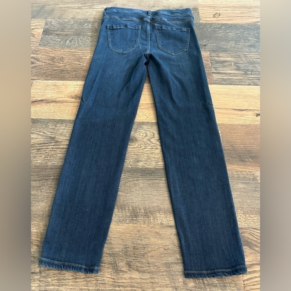 Liverpool Jeans The Slim Straight Leg Pull On in Griffith SPR DK Mid Rise Size 4 - Picture 9 of 13